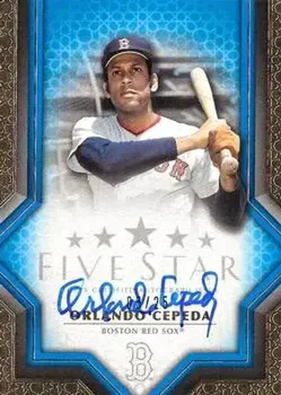 2023 Topps Five Star - Blue #FSA-OCE - Orlando Cepeda - Boston Red Sox