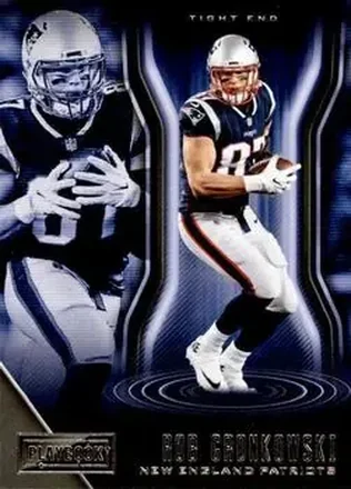2018 Panini Playbook #3 - Rob Gronkowski - New England Patriots