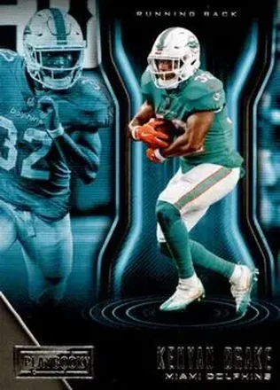 2018 Panini Playbook #9 - Kenyan Drake - Miami Dolphins