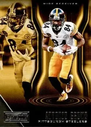 2018 Panini Playbook #15 - Antonio Brown - Pittsburgh Steelers