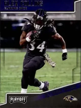 2018 Panini Playoff #15 - Alex Collins - Baltimore Ravens