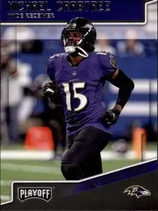 2018 Panini Playoff #16 - Michael Crabtree - Baltimore Ravens