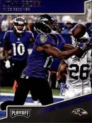2018 Panini Playoff #18 - John Brown - Baltimore Ravens