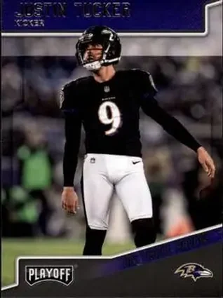 2018 Panini Playoff #19 - Justin Tucker - Baltimore Ravens