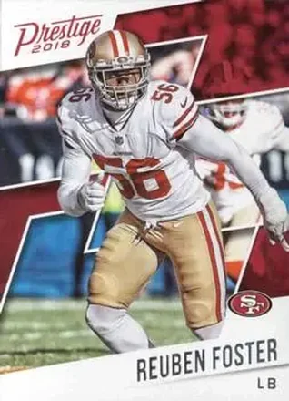 2018 Panini Prestige #3 - Reuben Foster - San Francisco 49ers