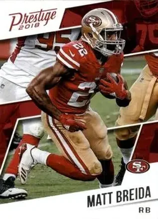 2018 Panini Prestige #5 - Matt Breida - San Francisco 49ers