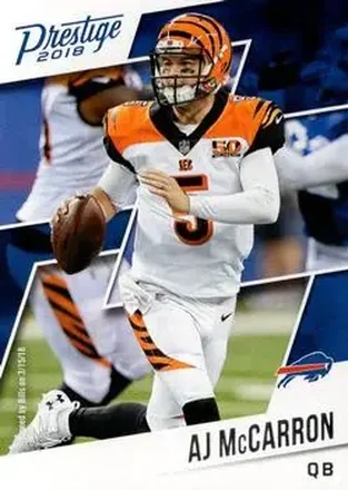 2018 Panini Prestige #13 - A.J. McCarron - Buffalo Bills
