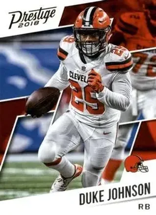 2018 Panini Prestige #21 - Duke Johnson Jr. - Cleveland Browns