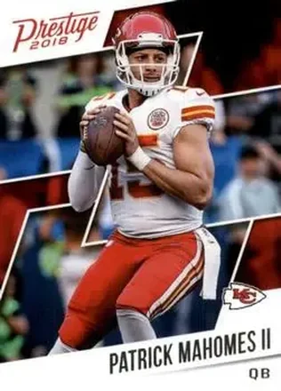 2018 Panini Prestige #22 - Patrick Mahomes II - Kansas City Chiefs