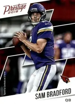2018 Panini Prestige #27 - Sam Bradford - Arizona Cardinals