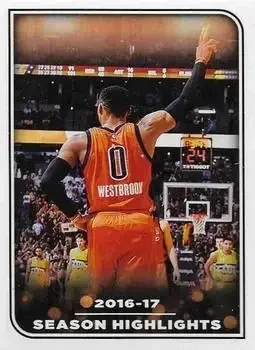 2017-18 Panini NBA Sticker & Card Collection (Brazil) #5 Russell Westbrook