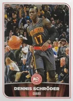 2017-18 Panini NBA Sticker & Card Collection (Brazil) #10 Dennis Schroder