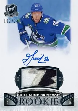 2019-20 Upper Deck The Cup #92 - Guillaume Brisebois - Vancouver Canucks