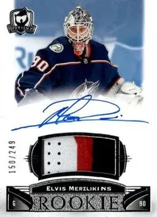 2019-20 Upper Deck The Cup #143 - Elvis Merzlikins - Columbus Blue Jackets