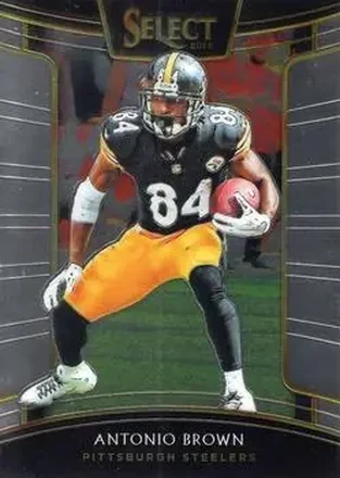 2018 Panini Select #10 - Antonio Brown - Pittsburgh Steelers