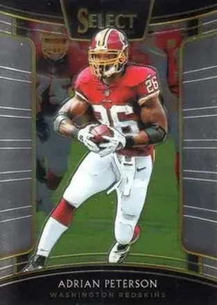 2018 Panini Select #19 - Adrian Peterson - Washington Redskins