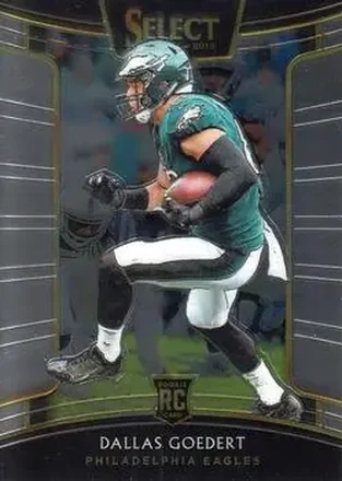 2018 Panini Select #21 - Dallas Goedert - Philadelphia Eagles