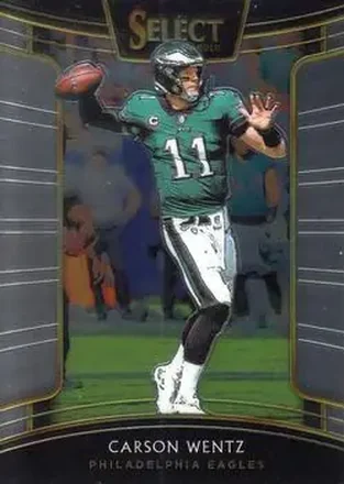 2018 Panini Select #22 - Carson Wentz - Philadelphia Eagles