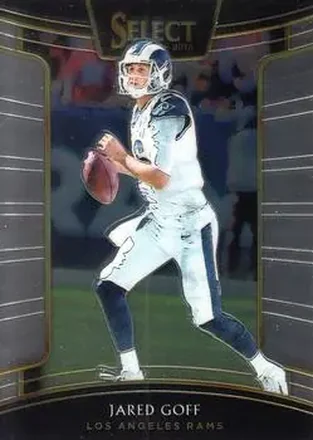 2018 Panini Select #28 - Jared Goff - Los Angeles Rams