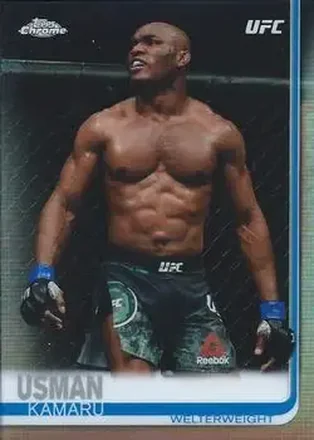 2019 Topps Chrome UFC #14b - Kamaru Usman