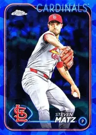 2024 Topps Chrome Update Sapphire Edition #USCS329 - Steven Matz - St. Louis Cardinals