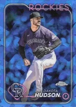 2024 Topps Chrome Update Sapphire Edition #USCS342 - Dakota Hudson - Colorado Rockies
