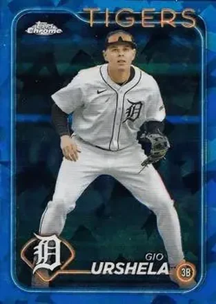 2024 Topps Chrome Update Sapphire Edition #USCS346 - Gio Urshela - Detroit Tigers