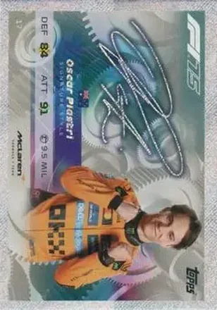 2025 Topps Turbo Attax F1 #17a - Oscar Piastri - McLaren F1