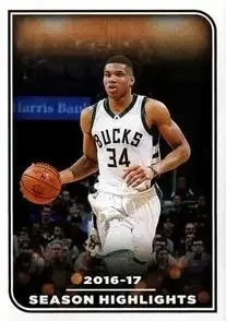 2017-18 Panini NBA Sticker Collection #9 Giannis Antetokounmpo