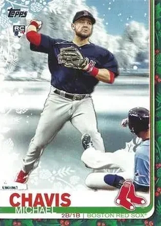 2019 Topps Holiday #HW23b - Michael Chavis - Boston Red Sox