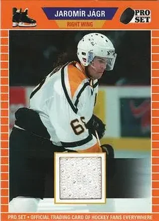 2021-22 Pro Set - Memorabilia Orange #PSM-31 - Jaromir Jagr - Pittsburgh Penguins