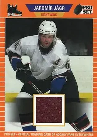 2021-22 Pro Set - Memorabilia Orange #PSM-32 - Jaromir Jagr - Washington Capitals