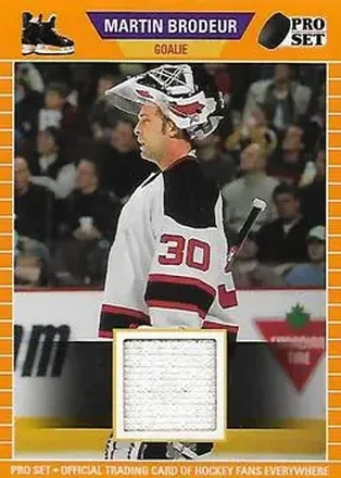2021-22 Pro Set - Memorabilia Orange #PSM-51 - Martin Brodeur - New Jersey Devils