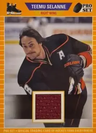 2021-22 Pro Set - Memorabilia Orange #PSM-73 - Teemu Selanne - Winnipeg Jets