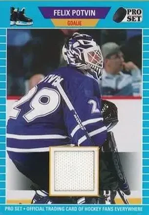 2021-22 Pro Set - Memorabilia Light Blue #PSM-26 - Felix Potvin - Toronto Maple Leafs