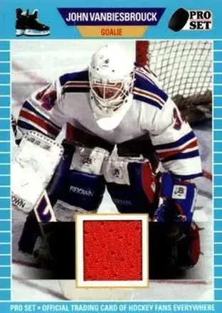 2021-22 Pro Set - Memorabilia Light Blue #PSM-39 - John Vanbiesbrouck - New York Rangers