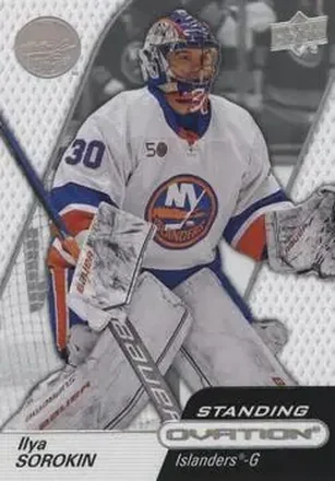 2023-24 Upper Deck Ovation - Standing Ovation #34 - Ilya Sorokin - New York Islanders