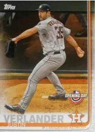 2019 Topps Opening Day #3b - Justin Verlander - Houston Astros