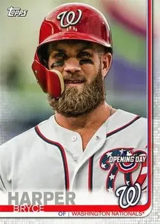 2019 Topps Opening Day #22b - Bryce Harper - Washington Nationals