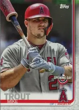 2019 Topps Opening Day #24b - Mike Trout - Los Angeles Angels