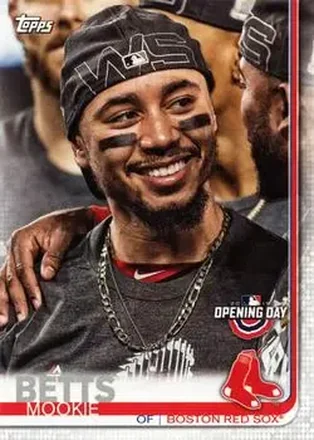 2019 Topps Opening Day #33b - Mookie Betts - Boston Red Sox