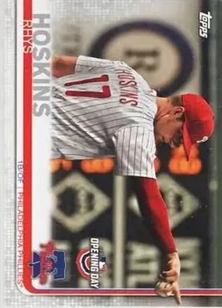 2019 Topps Opening Day #107b - Rhys Hoskins - Philadelphia Phillies