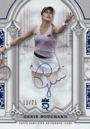2024 Topps Royalty Collection - Imperial Ink Blue #II-GBD - Genie Bouchard