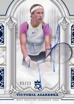 2024 Topps Royalty Collection - Imperial Ink Blue #II-VAA - Victoria Azarenka