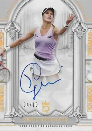 2024 Topps Royalty Collection - Imperial Ink Gold #II-GBD - Genie Bouchard