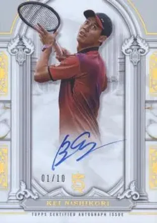 2024 Topps Royalty Collection - Imperial Ink Gold #II-KNI - Kei Nishikori