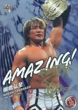 2019 BBM Sports Trading Card Heisei - Amazing! Gold Foil Signature #A12 - Hiroshi Tanahashi