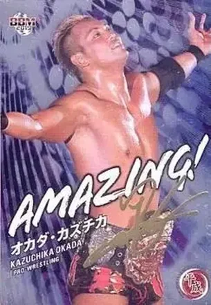 2019 BBM Sports Trading Card Heisei - Amazing! Gold Foil Signature #A13 - Kazuchika Okada
