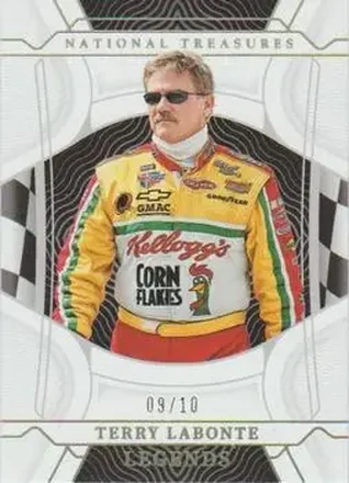 2022 Panini National Treasures - Holo Gold #68 - Terry Labonte - Hendrick Motorsports