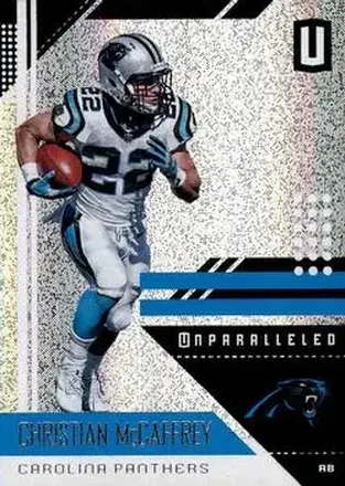 2018 Panini Unparalleled #27 - Christian McCaffrey - Carolina Panthers
